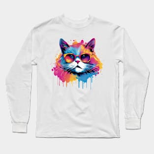 cool cat Long Sleeve T-Shirt